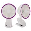 Fan with Clamp Quiet 360 Degree Rotation Rechargeable USB Portable Fan for Desk Bedside
