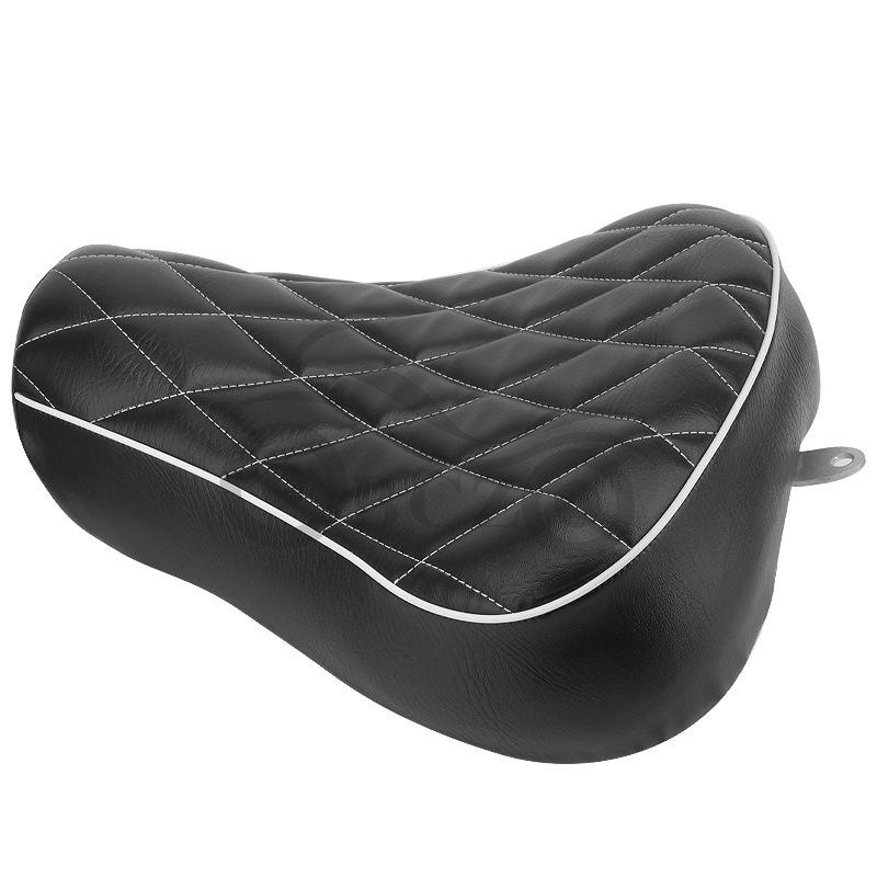 Harley XL883/1200 Black Diamond Pattern Front Seat Cushion (1983-2003)
