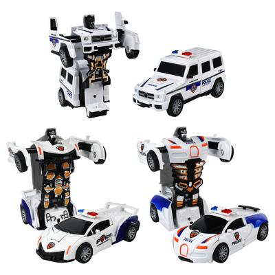 Children's Collision Inertia Deformation Car Collision One Click Deformable Toy Car Children's Toy Car
