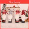 Christmas Decoration Knitted Wine Bottle Cover With Faceless Santa Claus Festive Table Decor