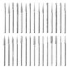 30pcs Emery Burs Set 2 35mm Shank For Electric Grinder And Power Tool Use