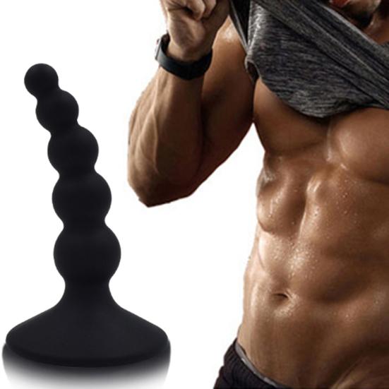 Silicone G-Spot Stimulation Women Men Butt Plug Dildo Masturbation Adult Sex Toy