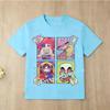 Children Short Sleeve T Shirts The Amazing Digital Circus Anime Cartoon Print Cotton Top Boys Girls Summer Casual Crew Neck Tees