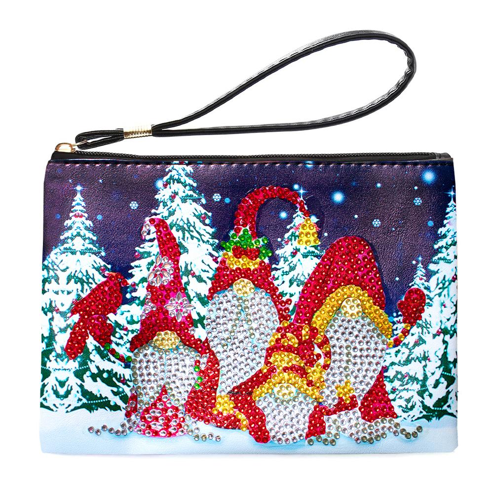

5D DIY Diamond Painting Sunflower Puppy Leather Crossbody Chain Bags DIY Diamond Embroidery Purse Pouch for Girlfriend Gift