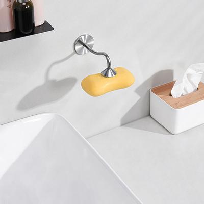1 Pièce Porte-Savon Magnétique en Acier Inoxydable, Multifonctionnel Mural Auto-Vidant, Pour Salle de Bain, Cuisine, Cabine de Douche