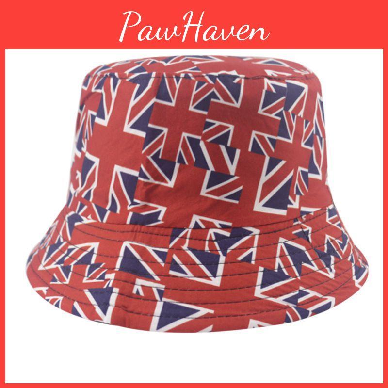 British Flag Reversible Bucket Hat Sun Protection For Outdoor Activities