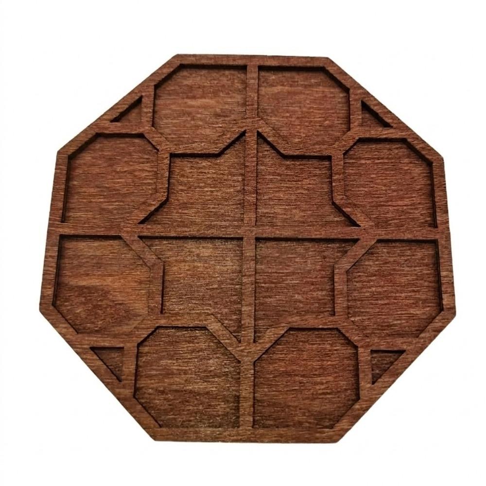 Wooden Mini Jewelry Holder Multiple Compartments Goods Display Rack Home Table Decor