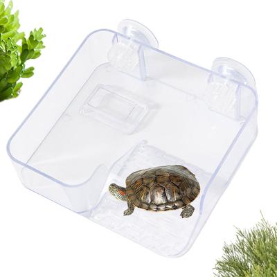 Turtle Docks For Basking Suction Cup Clear Terrace Decoration Adjustable Height Basking Area Ramps For Tank Aquarium Habitat