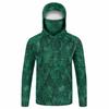 Men's Hooded Fishing Shirt with Face Mask Long Sleeve Outdoor Performance Hoodie