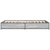 Bed Frame Grey Sonoma 80 x 200 cm Particleboard