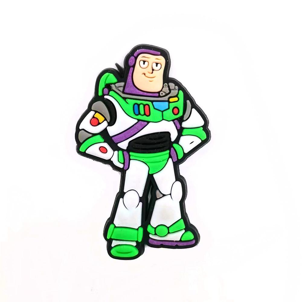 Popular Buzz Lightyear Croc Charms: Cute Cartoon Shoe Accessories, Best Selling Decoration Buckles