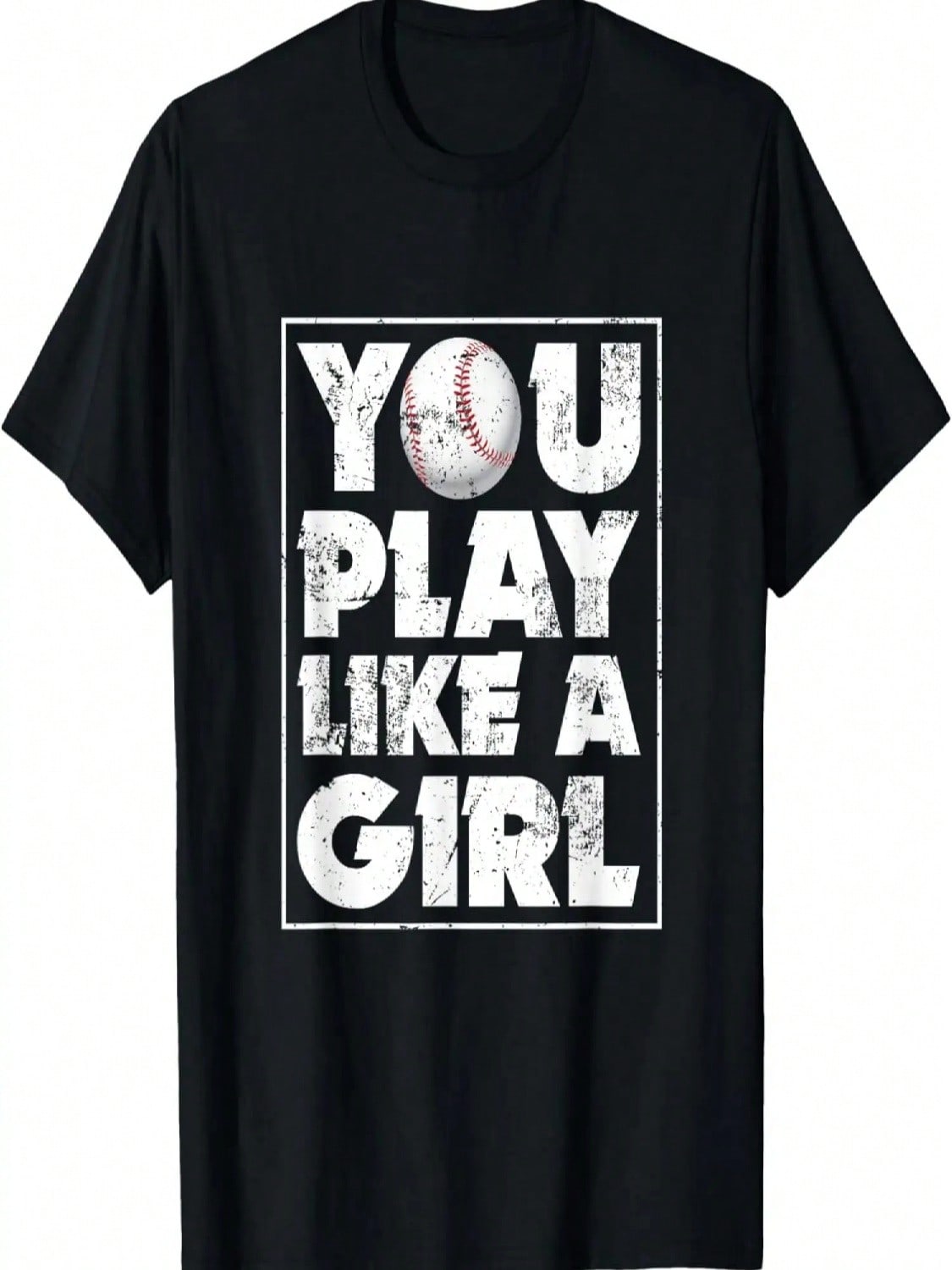 You unisex s Play Ball Like A Girl Funny Baseball Dad Tee T-Shirt S разноцветный