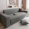 Nordic Solid Color Stretch Jacquard Fleece Sofa Cover – Dustproof & All-Inclusive