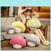 Soft And Cuddly Mushroom Pillow For Home Decor And Kids' Gifts Yellow/grey/pink/green