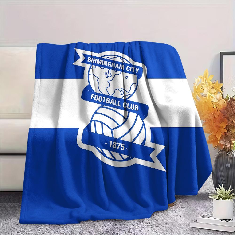 Birmingham City Flannel Blanket, High quality Comfortable for All Seasons, Home Decor, Warmth and Comfort