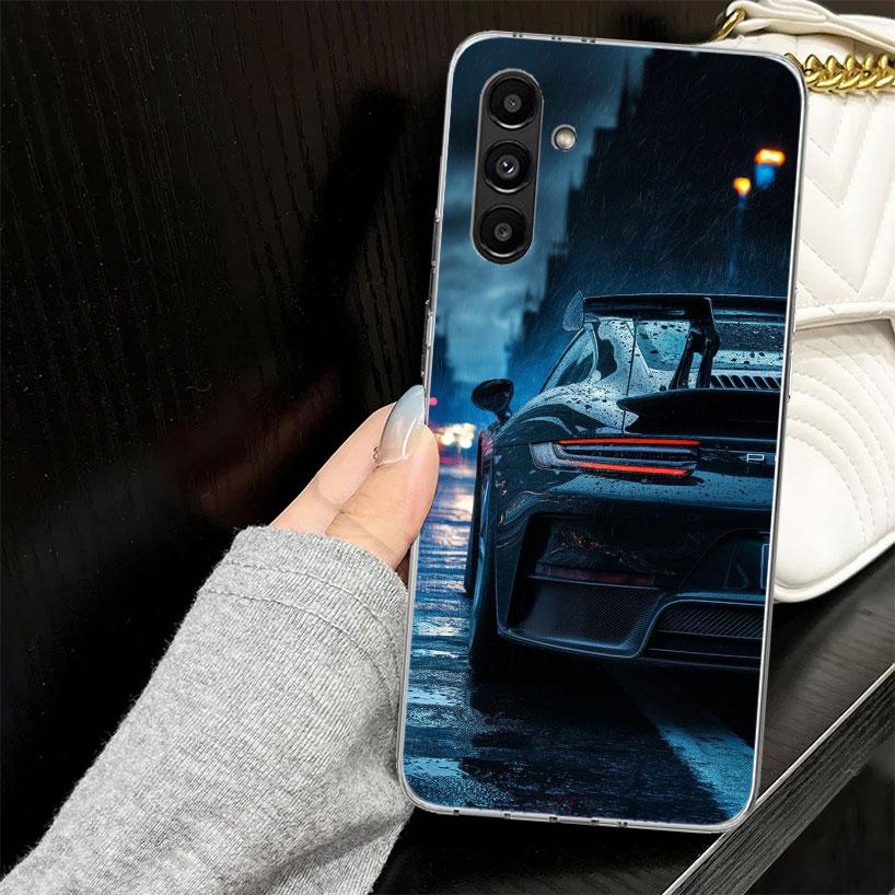 Sports GT3-RS Car-911 Case for Samsung A17 A16 A56 A36 A26 A15 A55 A35 A25 A14 A54 A34 A24 Phone Cover A13 A53 A33 A23 A05S A04S