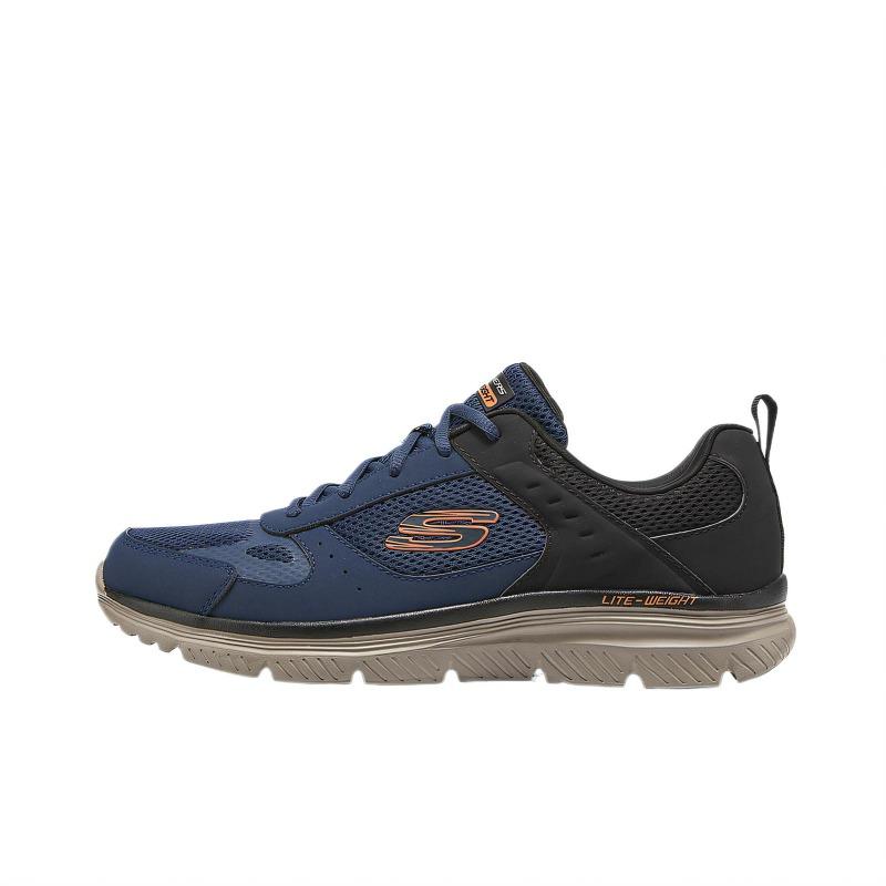 Skechers Sport Mens Blue Orange Low Top Outdoor Shoes Comfortable Versatile Wear Resistant 8790230-NVOR 39
