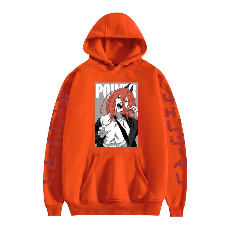 

Chainsaw Man Hoodie Student Sweatshirt Long Sleeve Men Women Hoodies Harajuku Streetwear Pullovers Fashion Clothes XXS помаранчевий