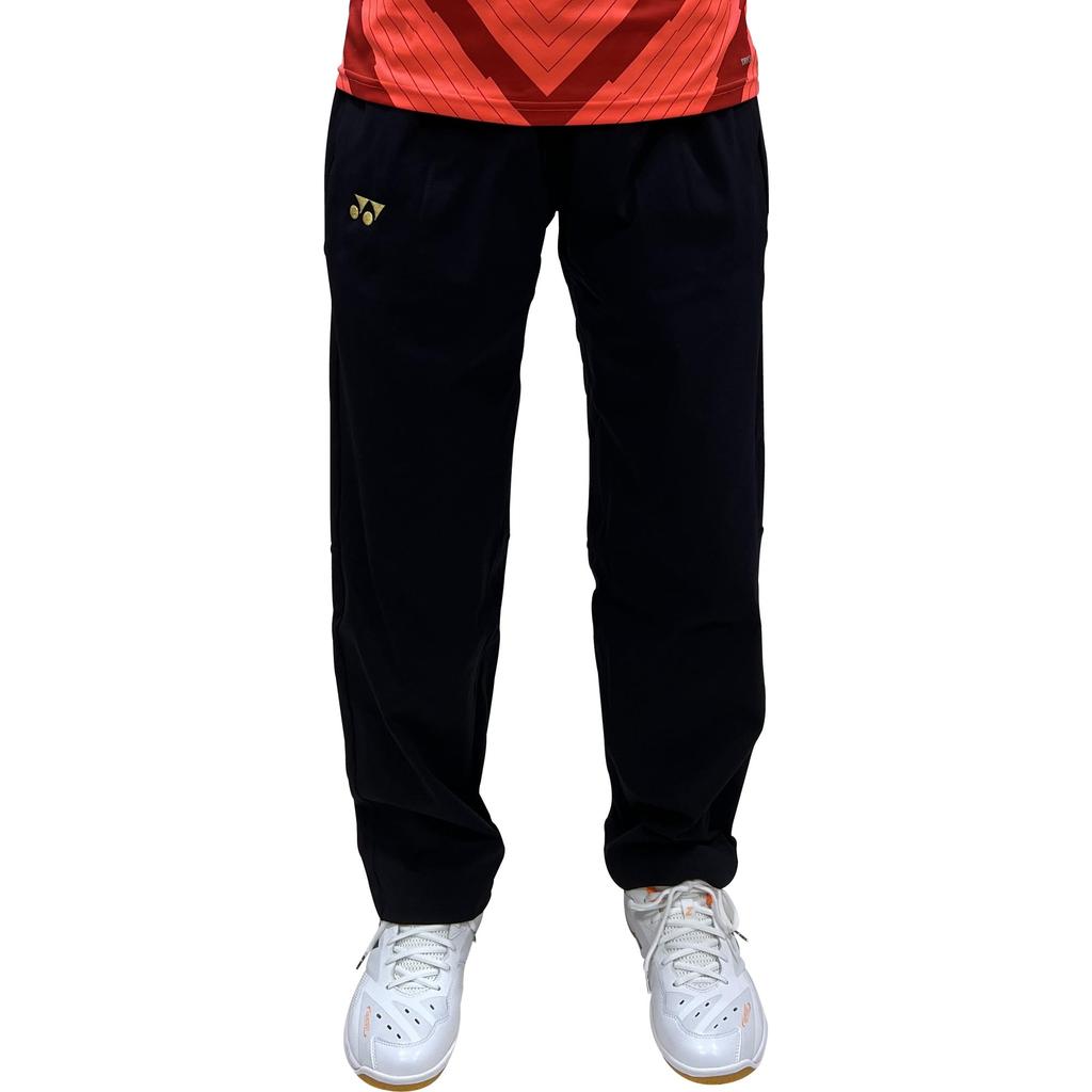 Yonex Fit Style Long Pants with Sports Badminton Soft Tennis Training Knit Unisex Uniform Training Wear Size [Racket Field] (601KEFOC) Stickers, Wear,