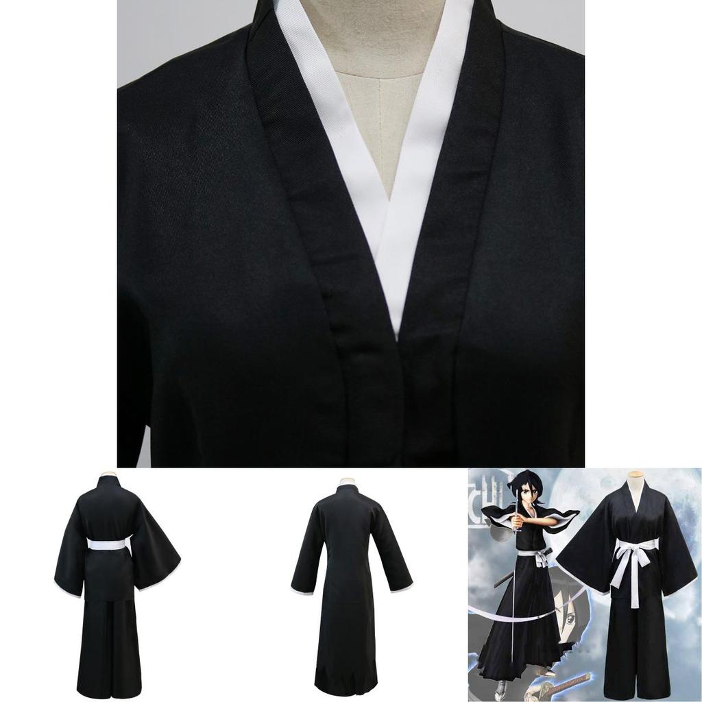 Hochwertiges Bleach Kurosaki Ichigo Cosplay-Kostüm mit zeitlosem Umhang-Design