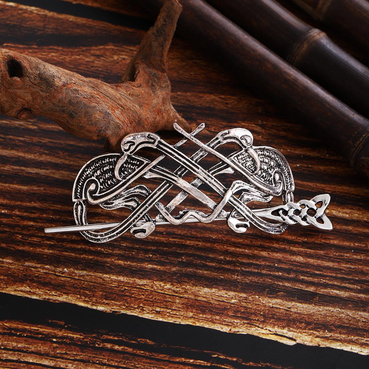 Wikinger Retro Lotus Keltischer Knoten Haarnadel - Modisches, Vielseitiges Haaraccessoire