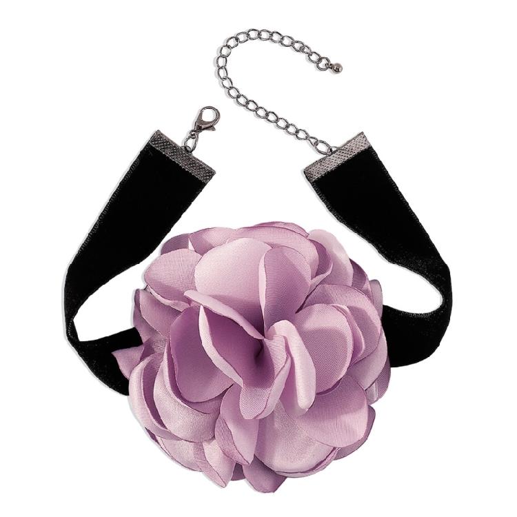 Necklace Girl Elegant Rose Flower Popular Gothic Lolita-Collar Choker Necklace