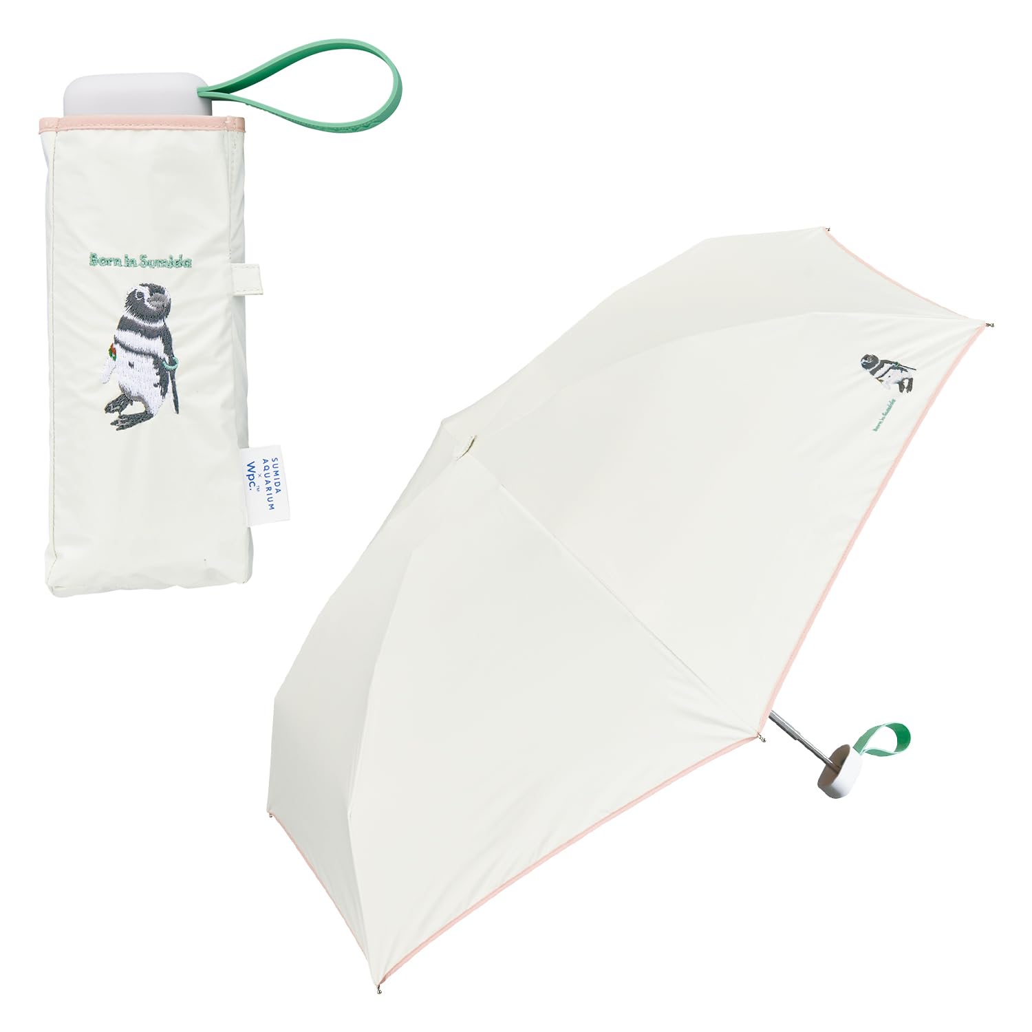 

Parasol Sumida Aquarium x Matching Sunshade Mini Parasol Shielding Light Blocking UV Cut Suitable for Sunny and Rainy Folding for Commuting and