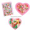 Christmas Rings for Kids Assorted Cartoon Finger Rings Handmade Festive Jewelry Gift Set for Parties and Event