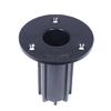 Universal Speaker Stand Top Hat Poles Mount Bracket For 12/15Inch Cabinets Heavy Duty Black Plastic Construction