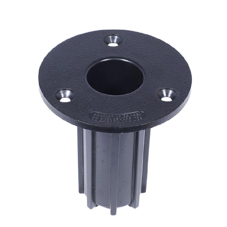 Universal Speaker Stand Top Hat Poles Mount Bracket For 12/15Inch Cabinets Heavy Duty Black Plastic Construction
