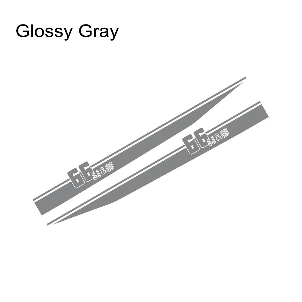 2PCS Car Side Door Creative Sticker Vinyl Waterproof Decor Decals For Mercedes Benz Smart Fortwo W453 W451 Racing Accessories