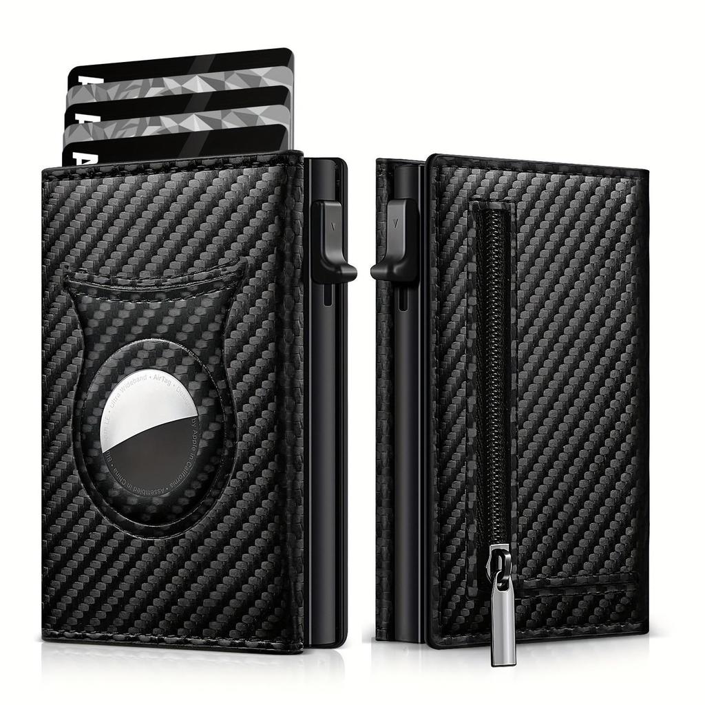Men's RFID Metal Aluminum Card Holder and Document Clip