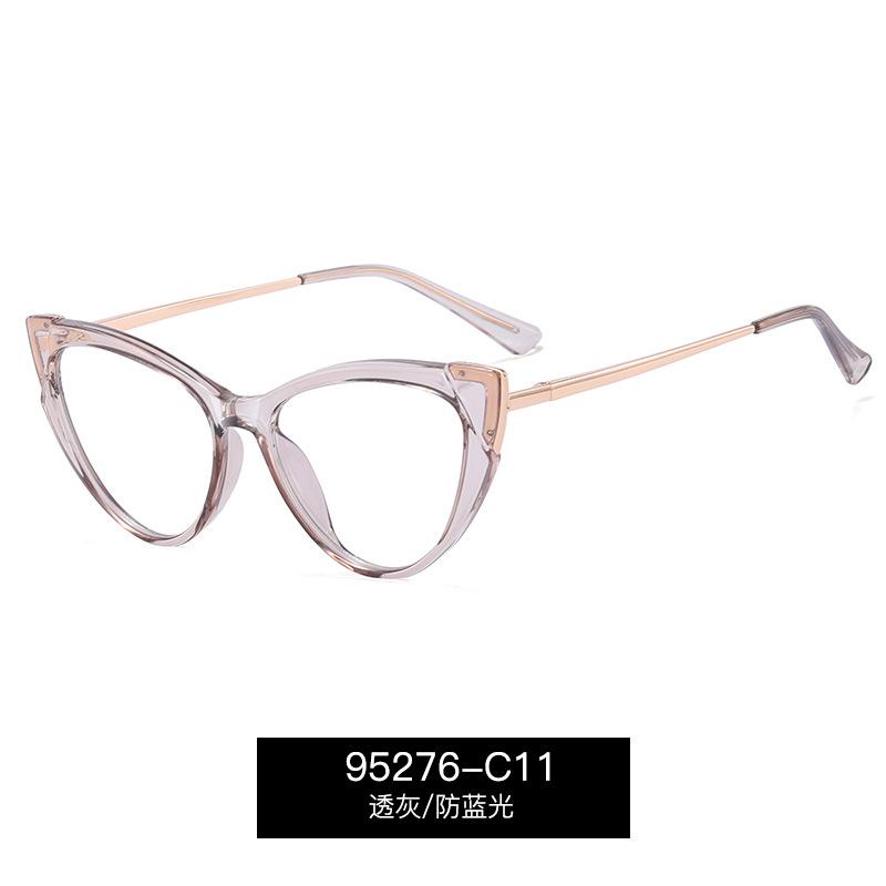 New Vintage Transparent Computer Reading Glasses Women's Eyeglass Frames TR90 Anti Blue Light Magnifying Glasses Presbyopia
