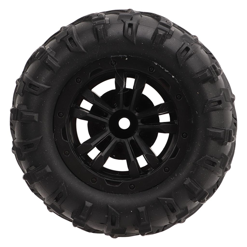 2 Pcs 85mm RC Car Tire 47mm Width 12mm Hex Adapter Rubber Car Replacement Tyres for SCY 16101 16102 1/16 RC Car