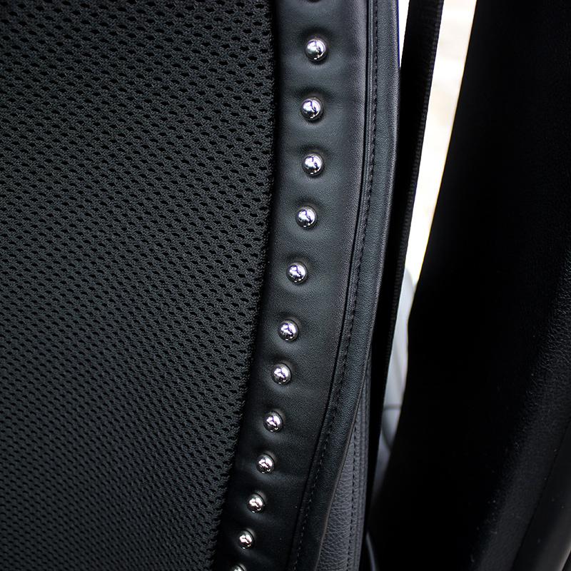Fashion Diamond Crown Universal Car Seat Cover Four Season Universal Ice Silk Front Auto Seat Cushion Pad Car Accessories