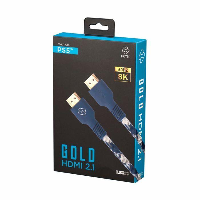 Kabel HDMI 2.1 - FRTEC - FT0031 - Kompatibilní s PS5 - 4K120 a 8K60 - Pozlacené konektory