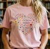 Celebrate Minds of All Kinds Tee | Neurodivergent Acceptance Shirt | Colorful Floral Heart Tshirt | Kindness & Inclusion | NeuroSpicy Shirt