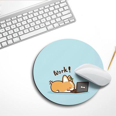Cute Mouse Pad Small Round Large Cushion Portable Office Home Natural Non-Slip Rubber Mouse Pad