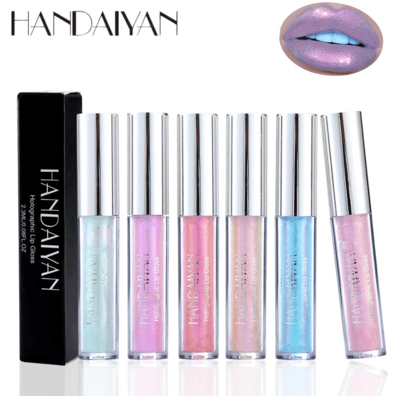 Lip Gloss Plumper High Shine Glitter Formula, Non-Sticky Waterproof Liquid Lip Gloss with Volume Boosting Plumper, Long-Lasting Moisturizing Lipstick