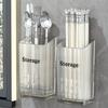 Wall-mounted Kitchen Draining Rack Plastic Chopstick Storage Box High Quality Chopstick Cage
