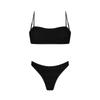 2024 Trendy Sheer Tie-Up Tan Line-Free Women's Bikini Swimsuit