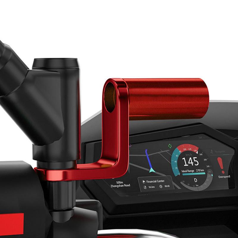 Motorcycle Handle CNC Aluminum Clamp For Phone USB Charger Holder Rearview Mirror Mount Extender Bracket Holder Clamp