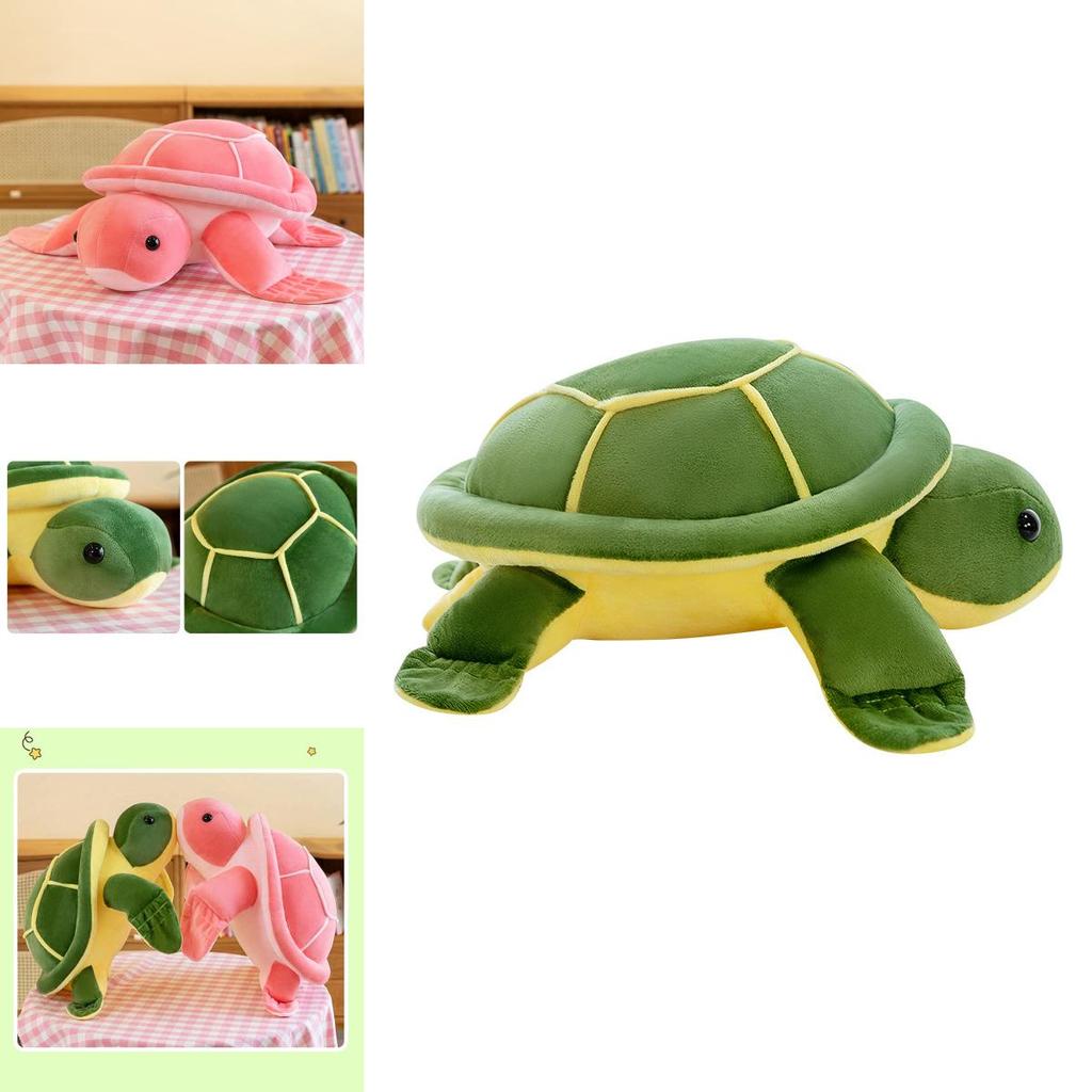 Cuddly Pink Turtle Stuffed Plush Toy Crystal Soft Sea Turtle Pillow For Children