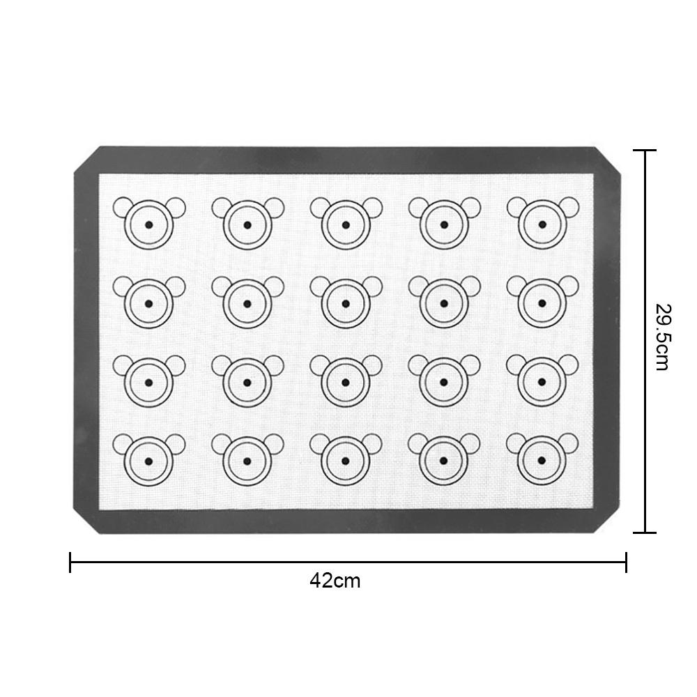 Silicone world Silicone Baking Mat for Bake Pans Macaroon/Pastry/Cookie/Bread Non-Stick Oven Sheet Liner Kitchen Bakery Tools