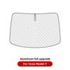 YZ For Tesla Model Y 3 Highland Juniper 2021-2025 Car Sun Shade Front Window Shade Visor Glass Roof Skylight UV Protection