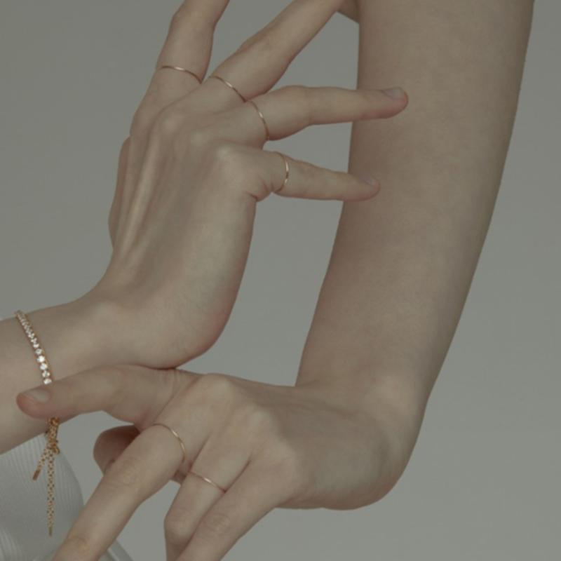 J.Gracelet R Gold 14K Simple Ring