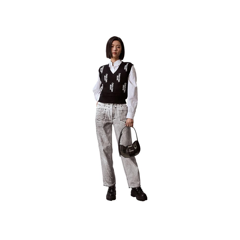 New CALVIN KLEIN Mixed Materials Handbag, Shoulder Bag Women's DH3513