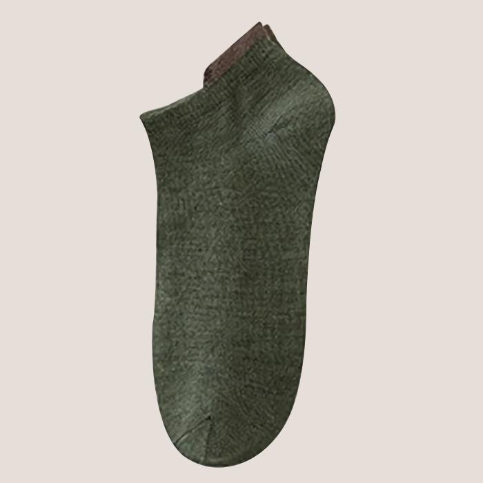 Damen Frühling und Sommer Dünne Reine Farbe Ohr Atmungsaktive Socken