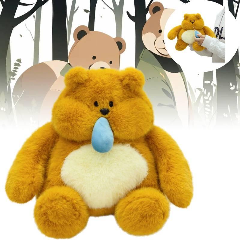 Plush Bear Snot Toy Cartoon Animals Super Soft Fill Doll Accompany Sleeping