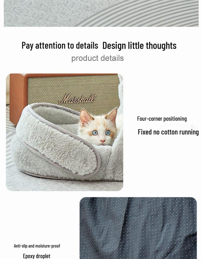 Universal Pet Nest: Four Seasons Cat & Dog Bed, Winter Sofa & Cool Mat